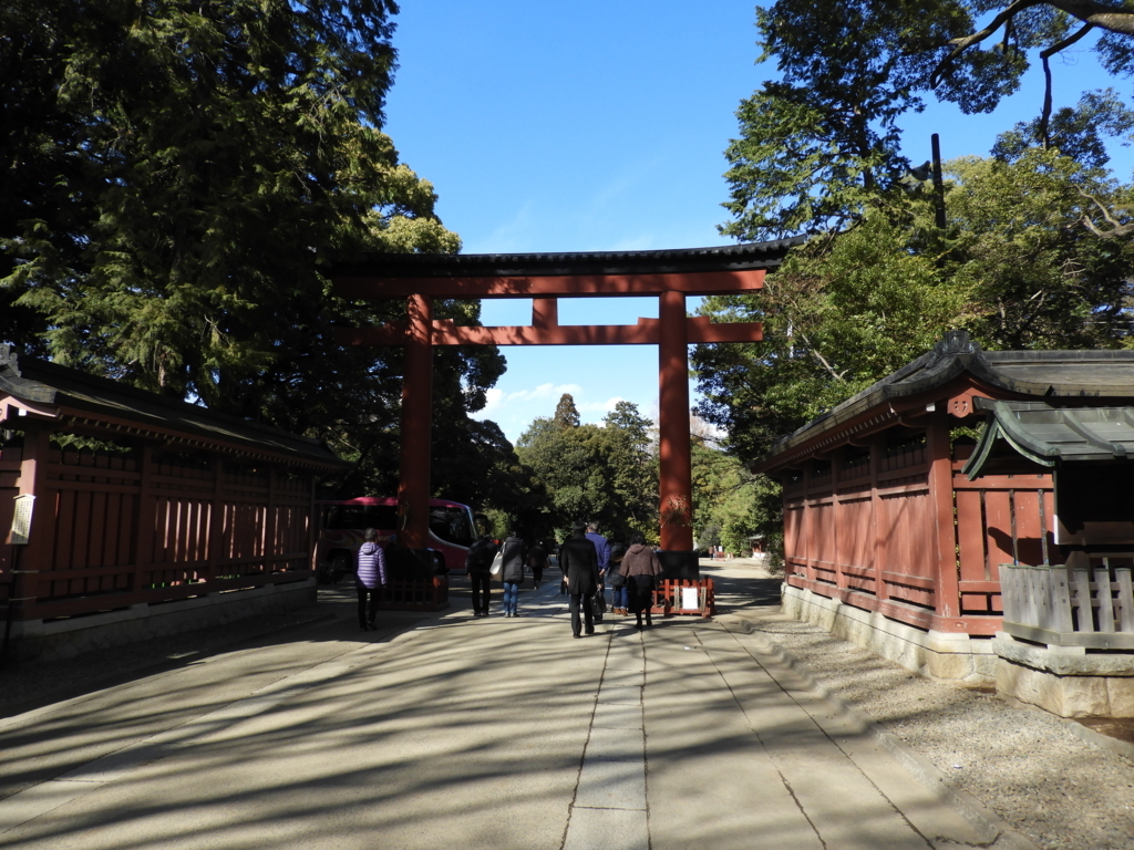 武蔵一宮氷川神社の三の鳥居