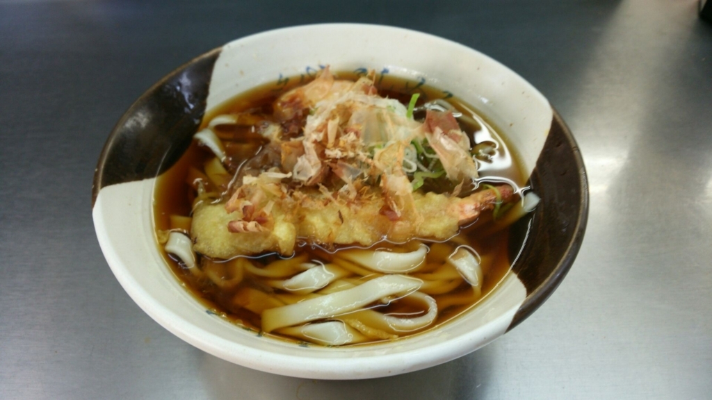 f:id:minamimachida0706:20170826225159j:plain 在来線限定のワンコインきしめん