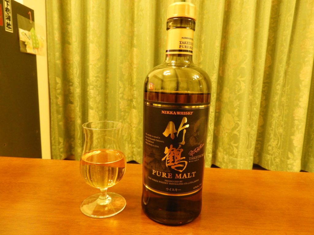 ニッカウィスキーの「竹鶴」のトワイスアップ