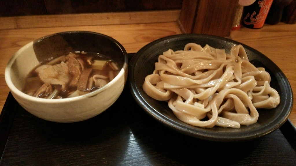 肉汁つけうどん中盛