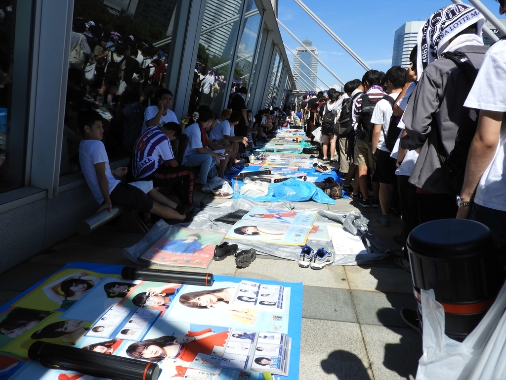 21stの時の展示場の脇