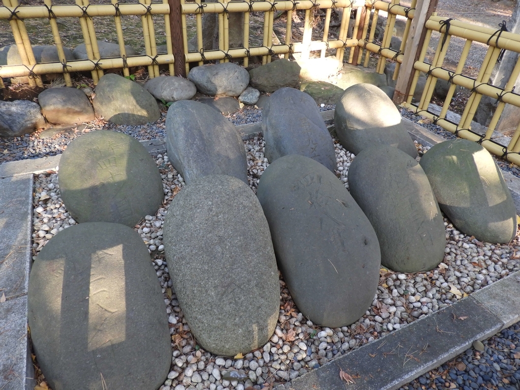 江戸時代に力士の力比べに使われた力石