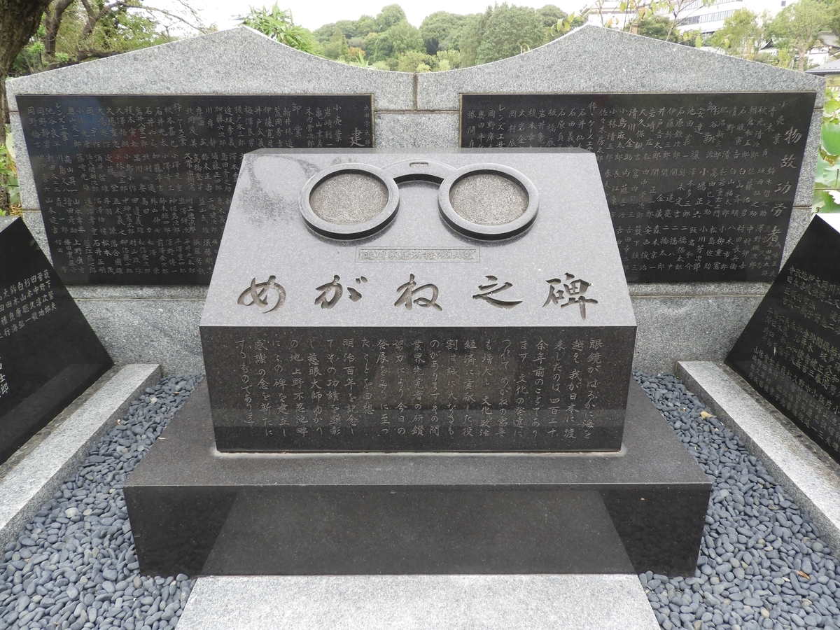 めがねの碑
