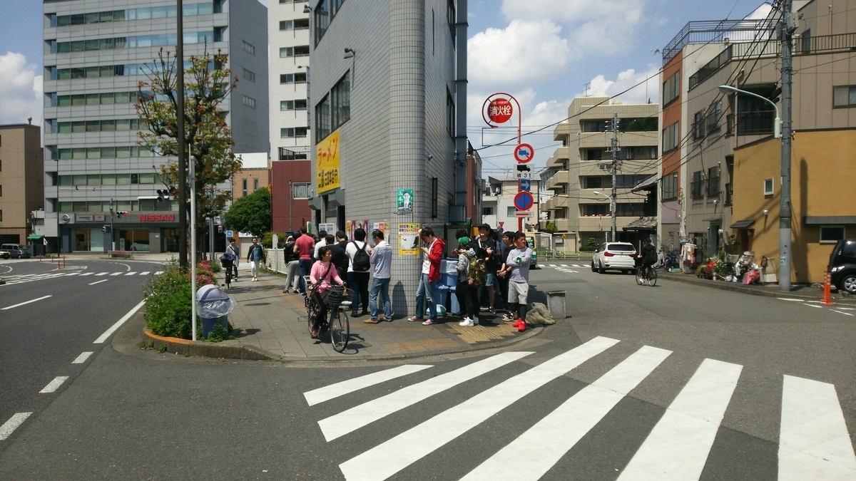 ラーメン二郎の行列