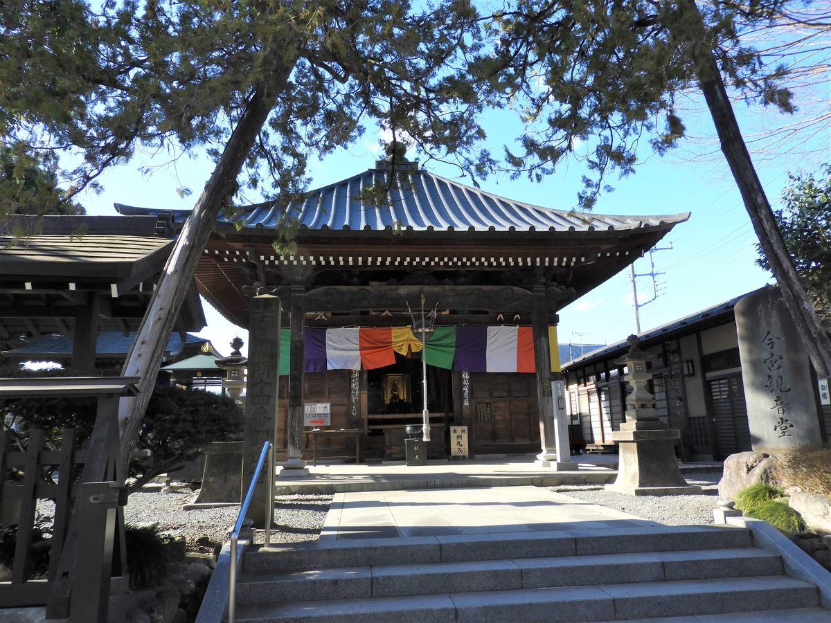 1709年に再建された観音堂