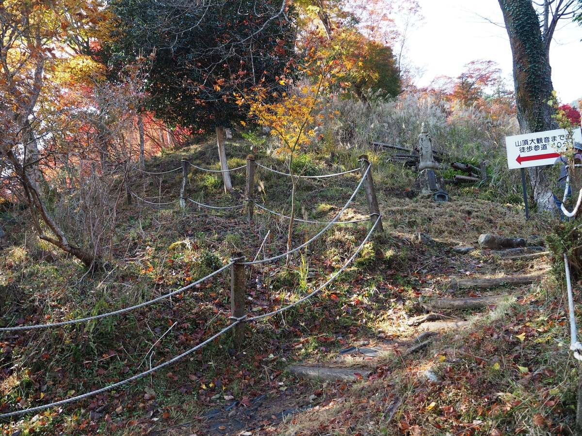 本格的山道