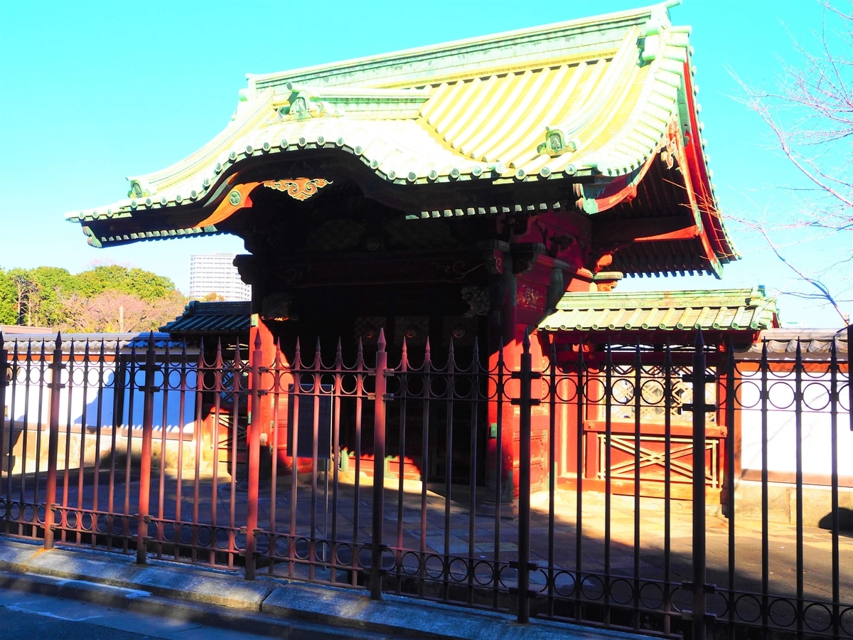 第四代家綱霊廟勅額門