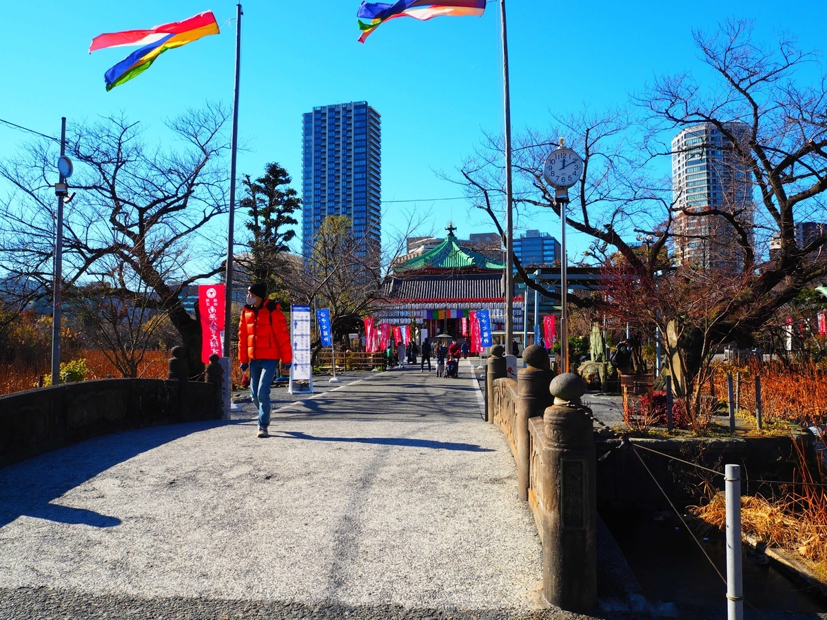 不忍池弁天堂に架けられた橋