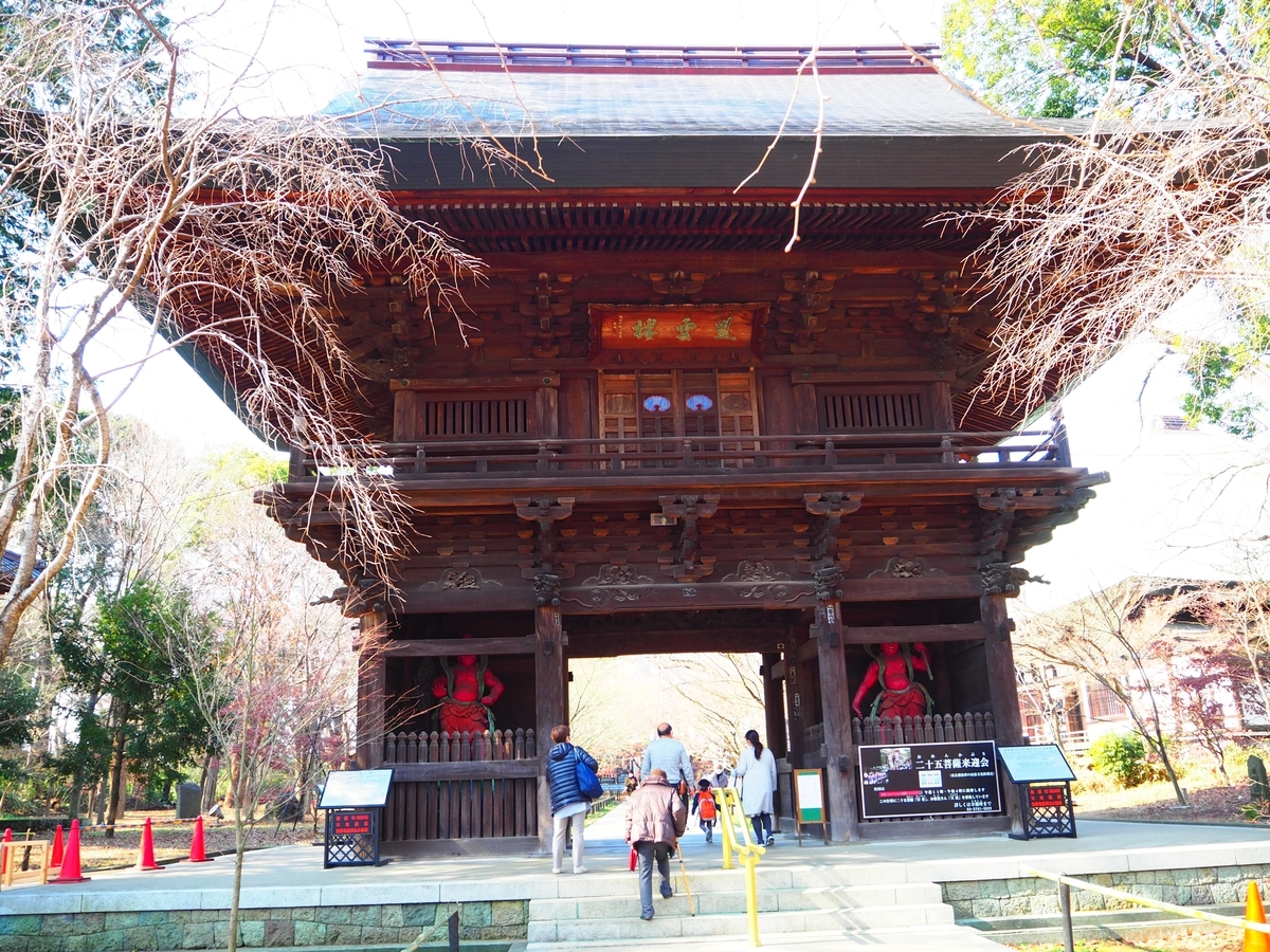 九品仏浄真寺の仁王門