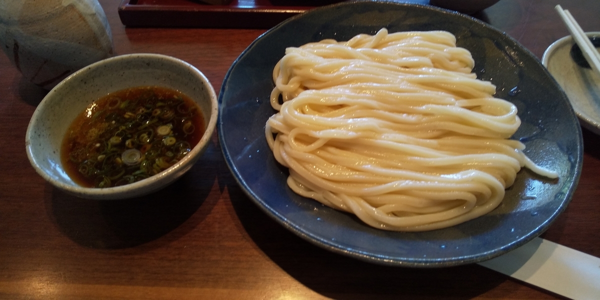 釜竹の大盛ざるうどん