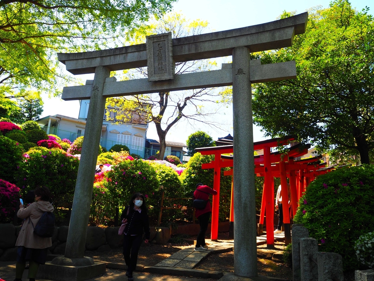 乙女稲荷神社の千本鳥居入口