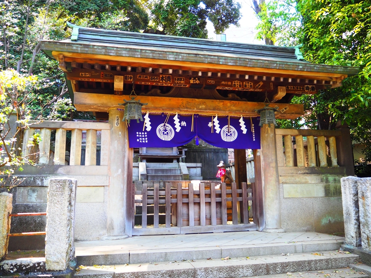 駒込稲荷神社の社殿