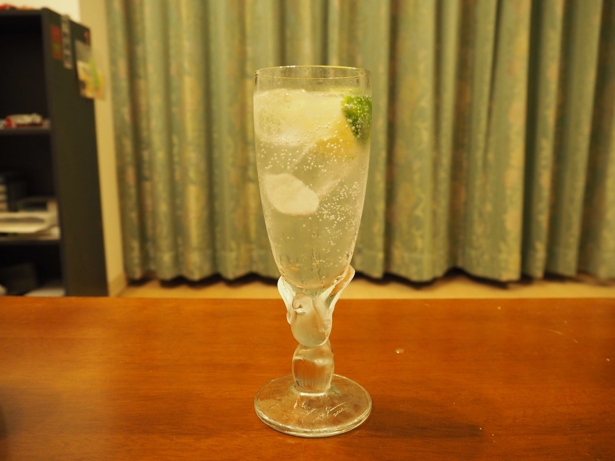 完成したジントニック