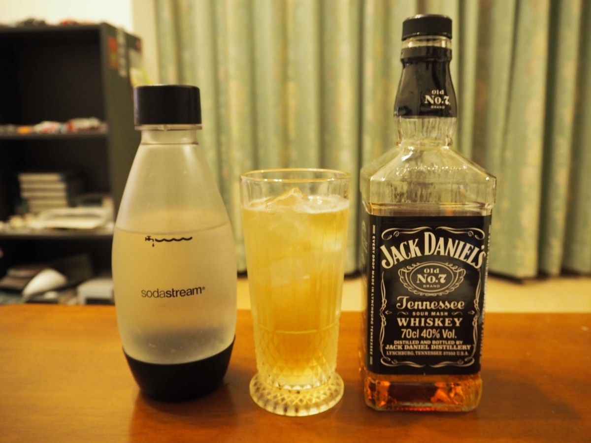 ジャックダニエルのハイボール