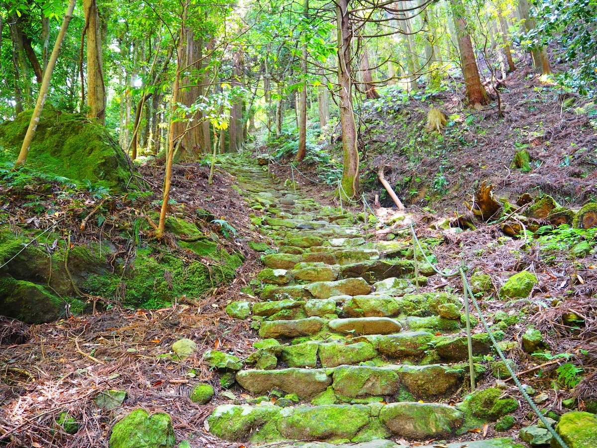 どこまでも続く石段