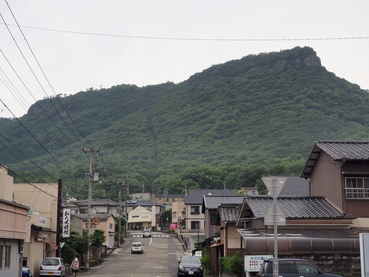 琴電屋島駅から見た屋島