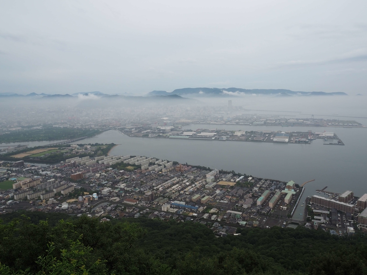 屋島から見た高松市街