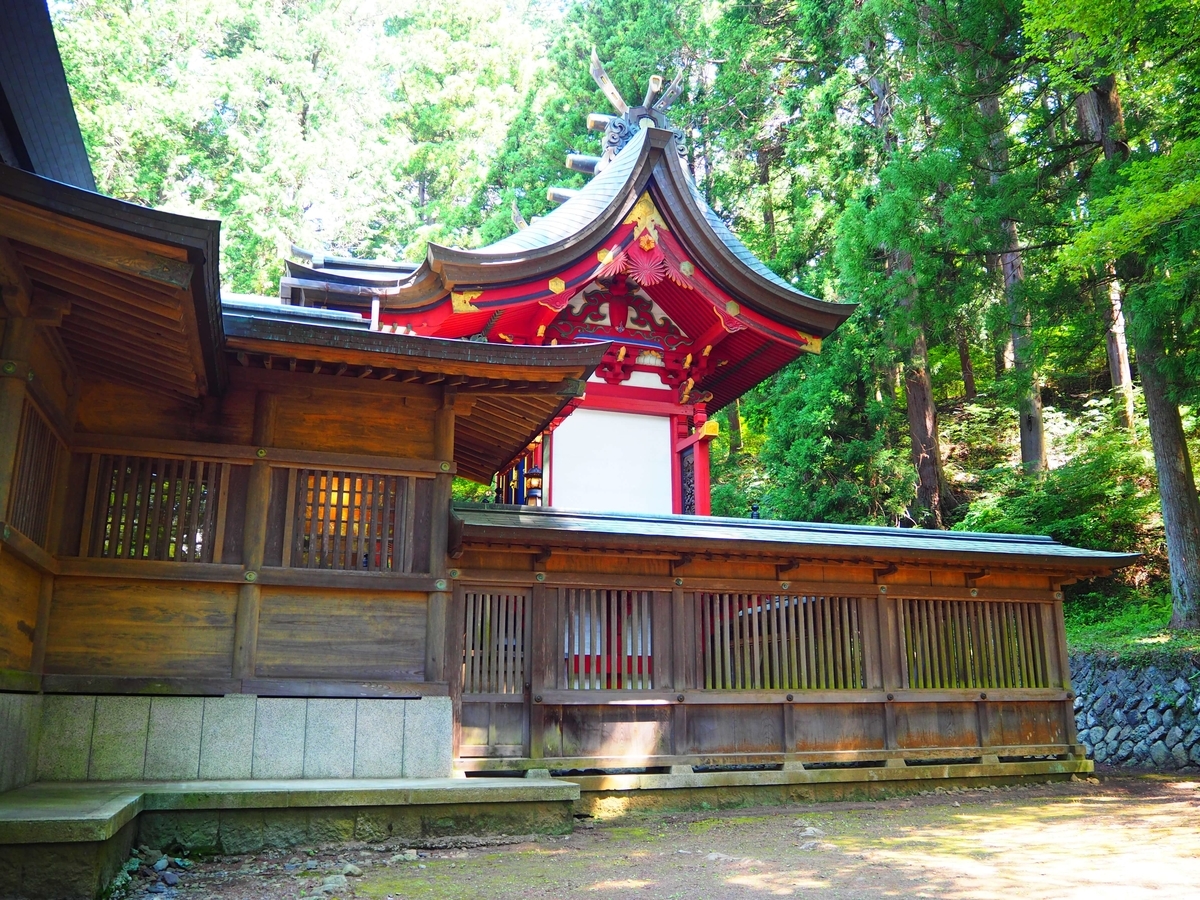 河口浅間神社の本殿