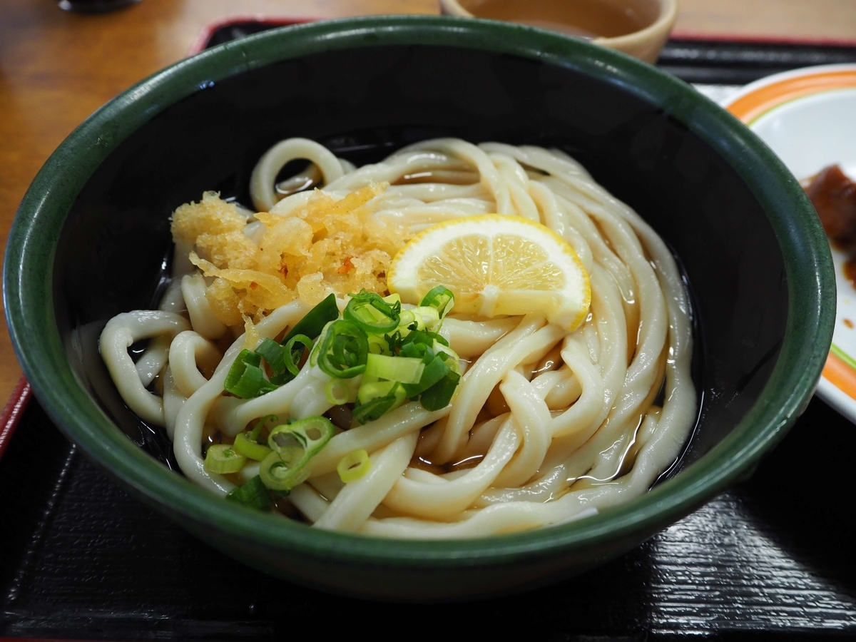 山下うどんのぶっかけうどん小