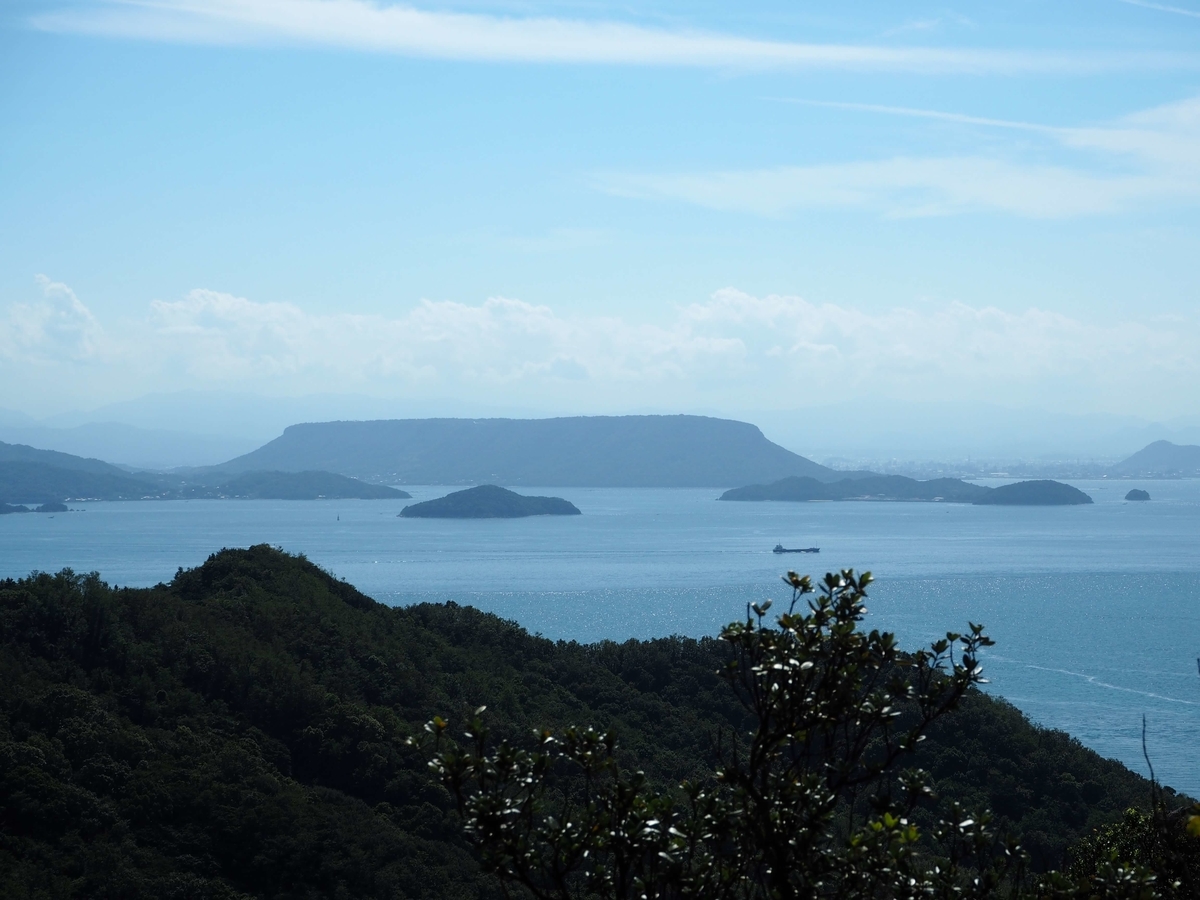 重岩から見た屋島