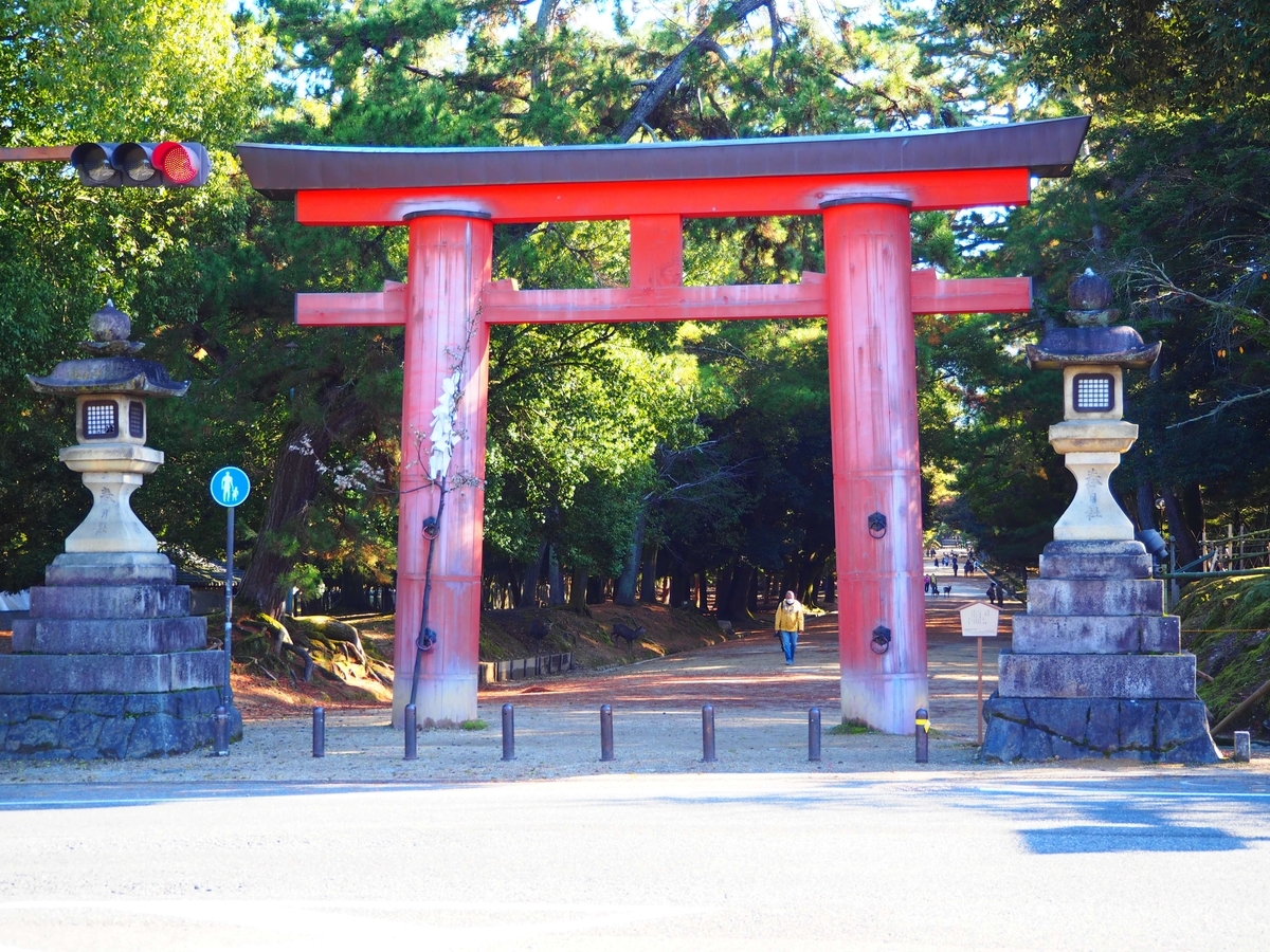 春日大社の一之鳥居