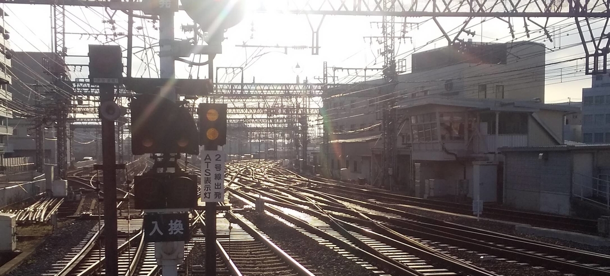 大和西大寺駅のグチャグチャな線路