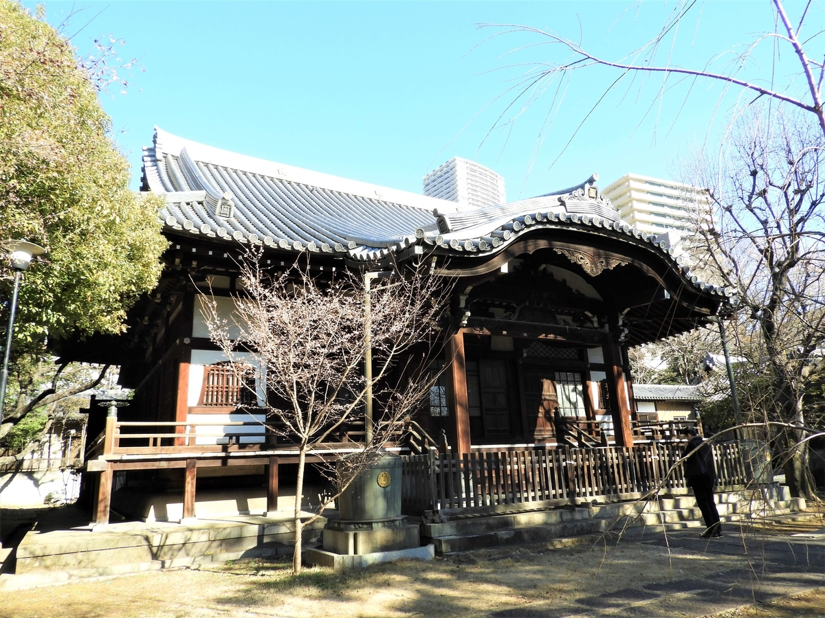 1959年に再建された法明時の本堂