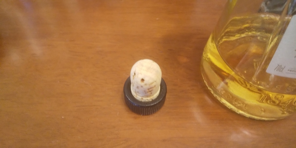 グレングラントアルボラリスのコルクキャップ