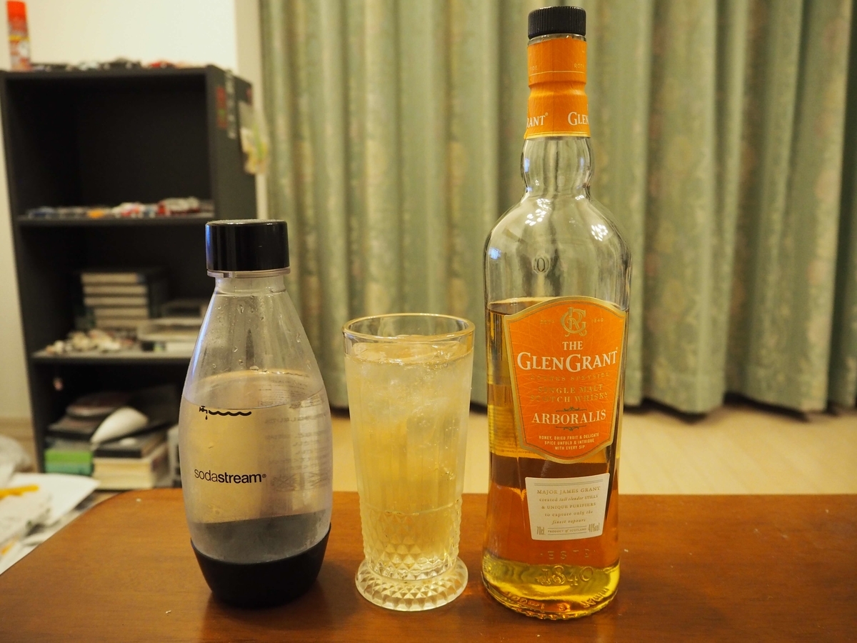 グレングラントアルボラリスのハイボール