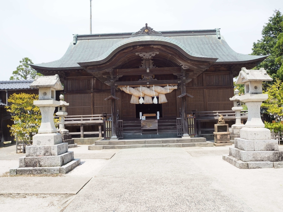 宇美神社の拝殿