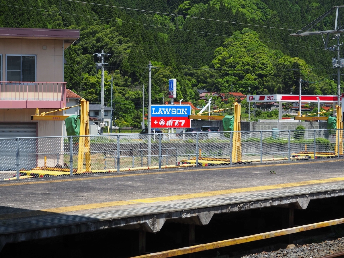 駅の反対側にあるローソン