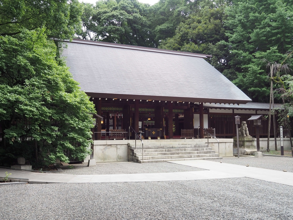 乃木神社の拝殿