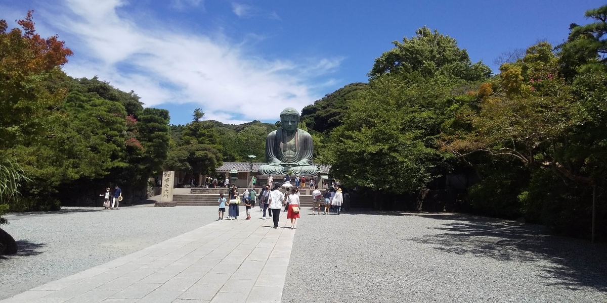 大仏があるだけの高徳院の境内