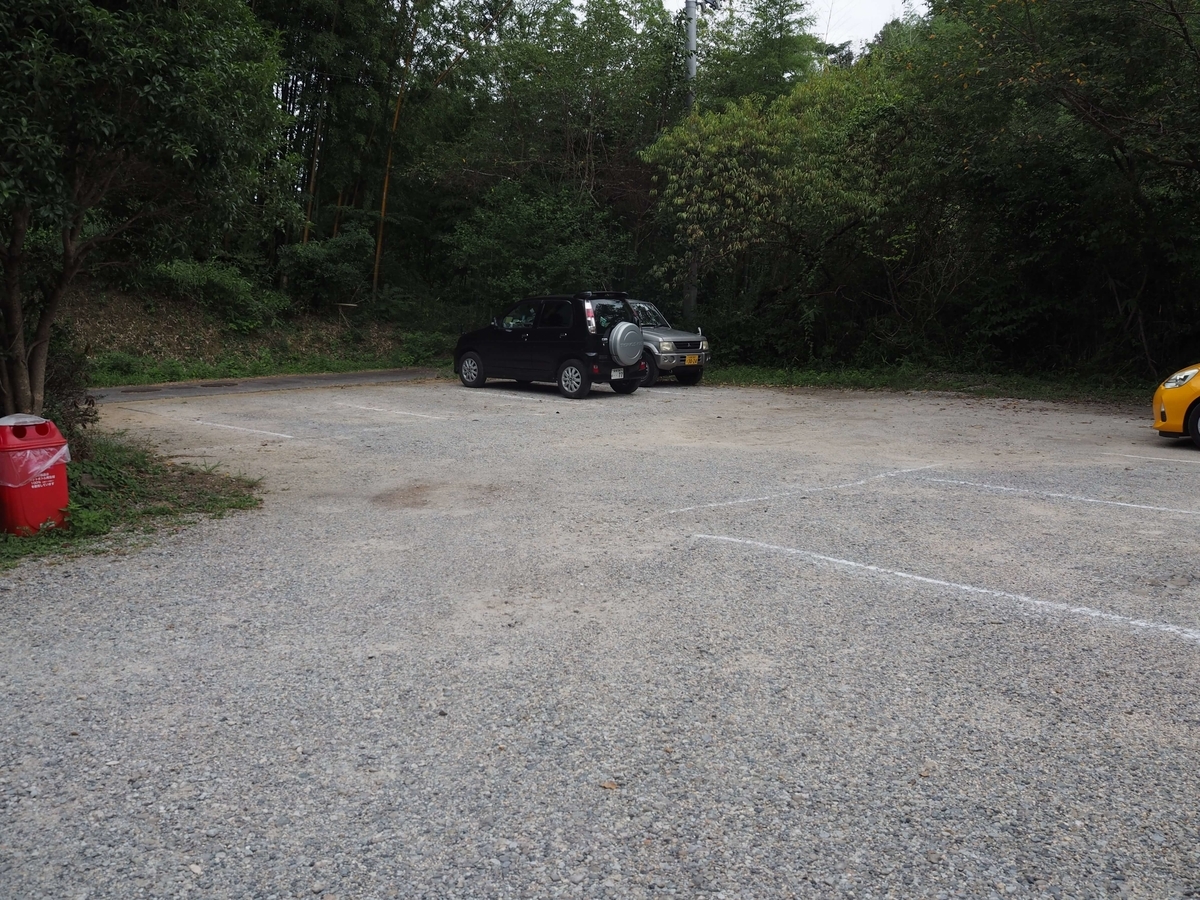 空き地に設けられた駐車場