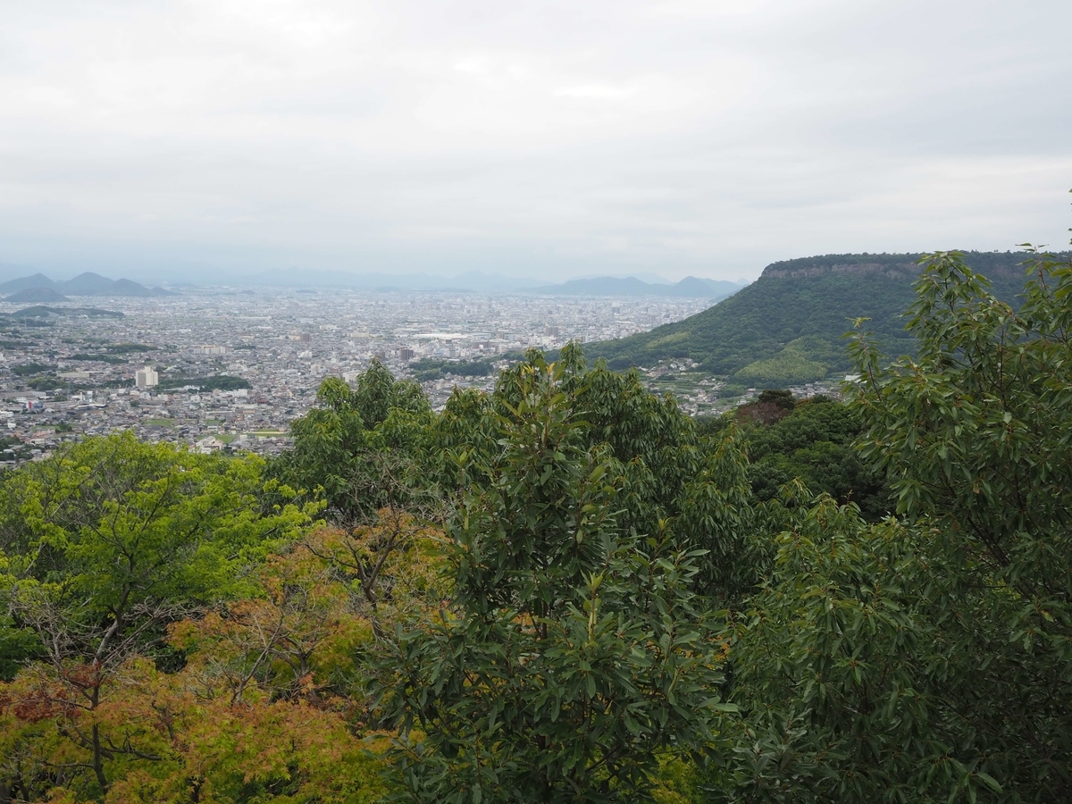 屋島から高松市郊外までの眺望