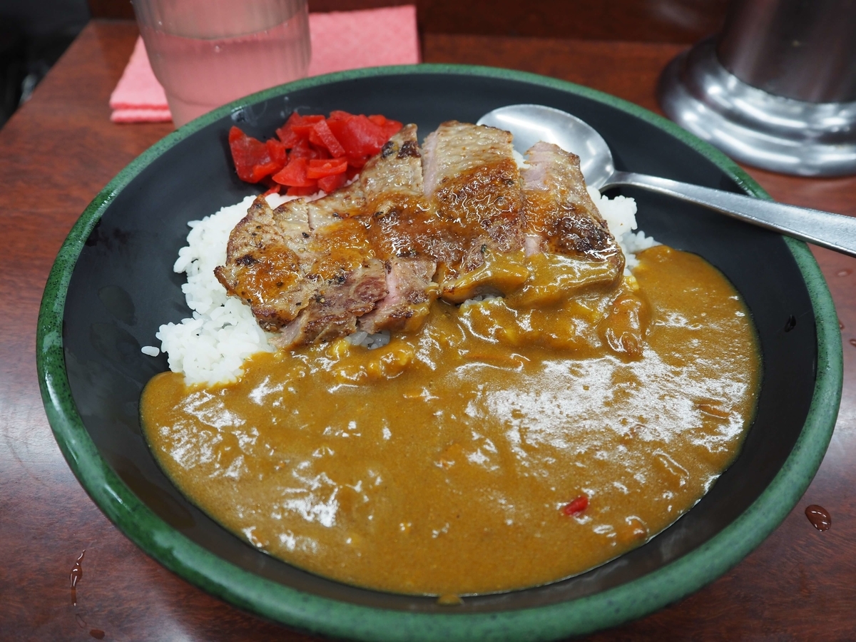 新田毎のステーキカレー