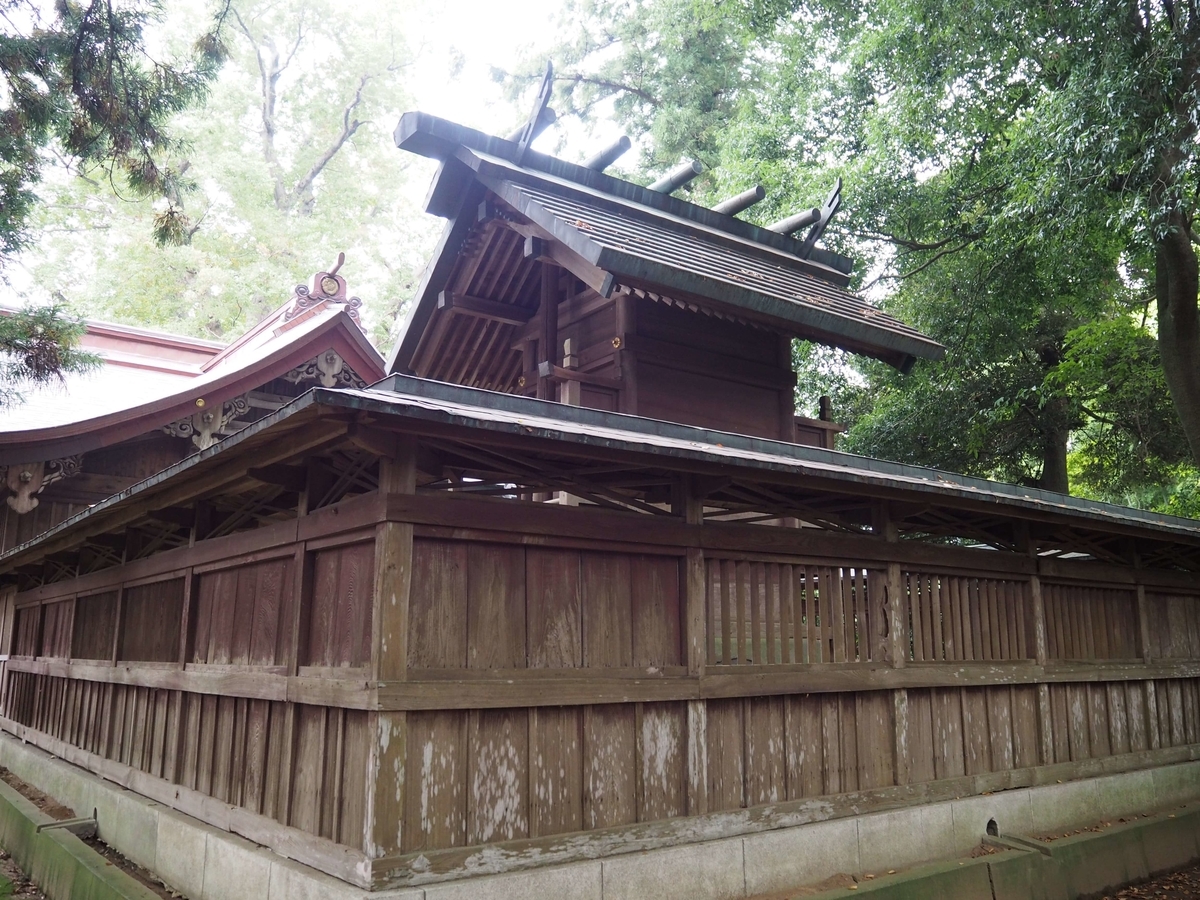 素鵞神社の拝殿