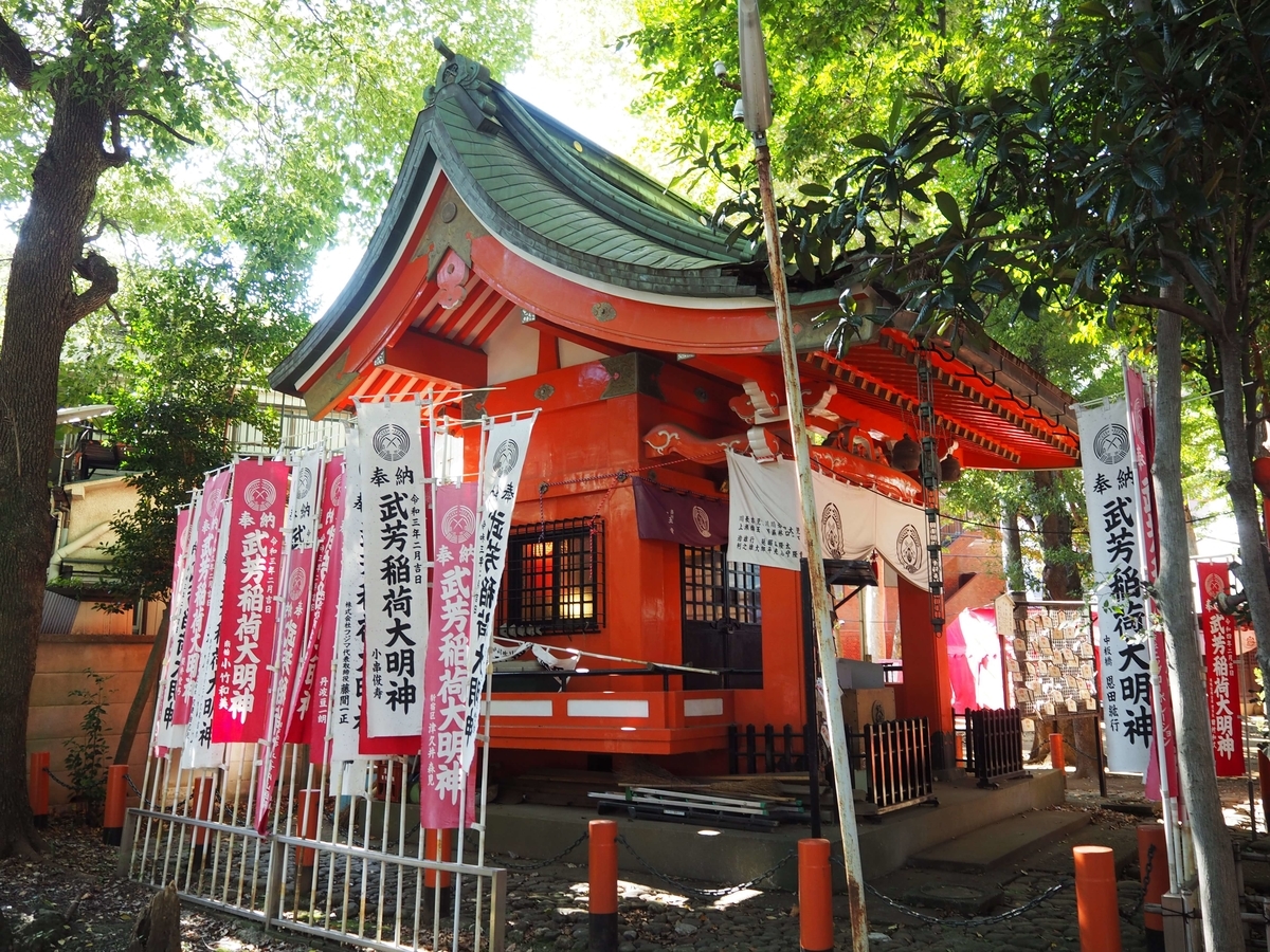 武芳稲荷堂の社殿