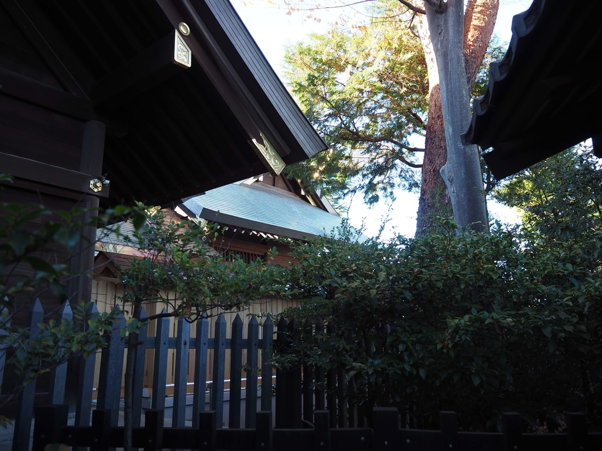 松陰神社の本殿