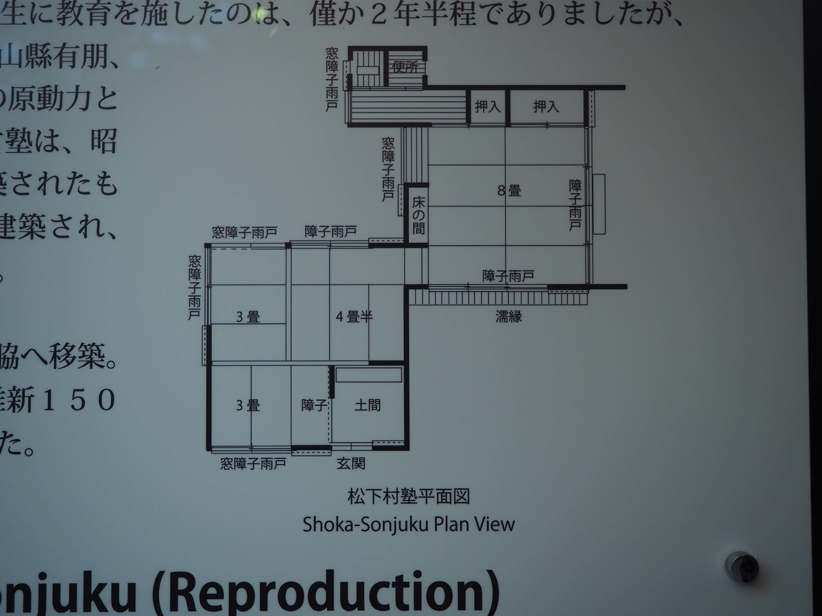 松下村塾の間取り図