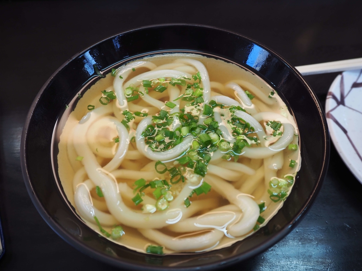 マルタニ製麺のかけうどん小