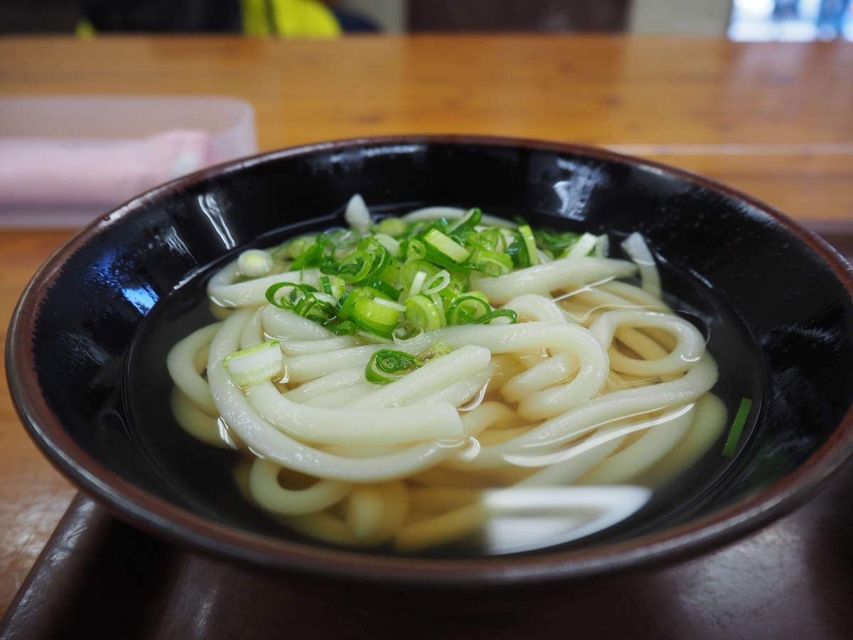 上原屋本店のかけうどん小