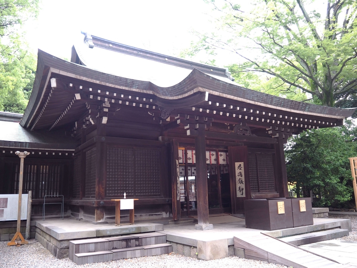 川越氷川神社の拝殿