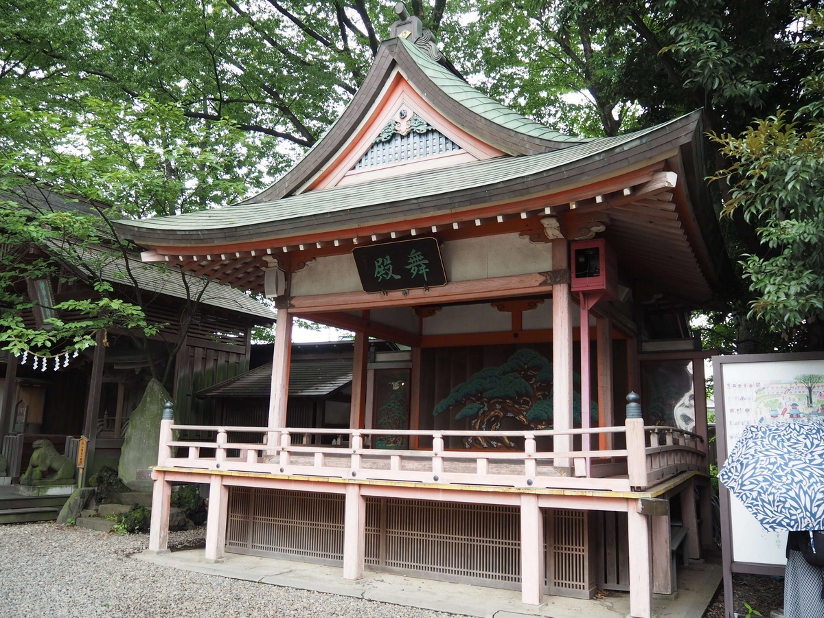 川越氷川神社の神楽殿