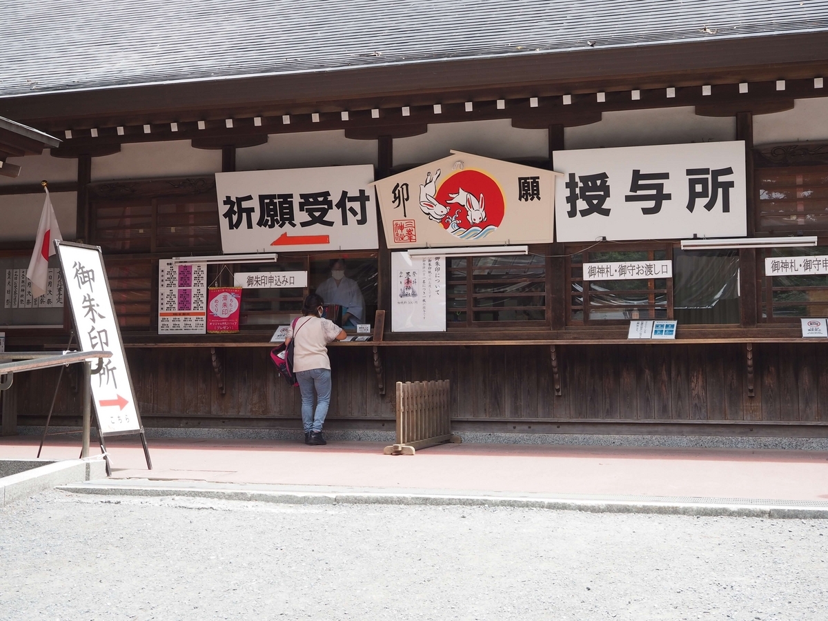 三峯神社の御朱印所