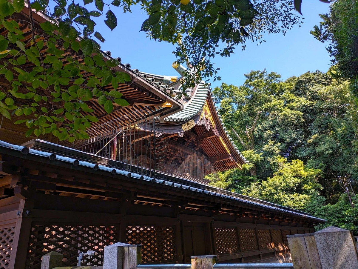 三嶋大社の本殿右奥