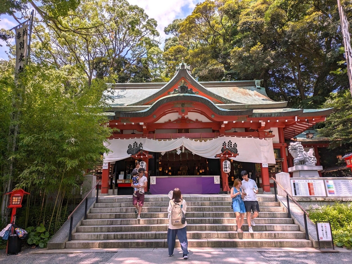 来宮神社の拝殿