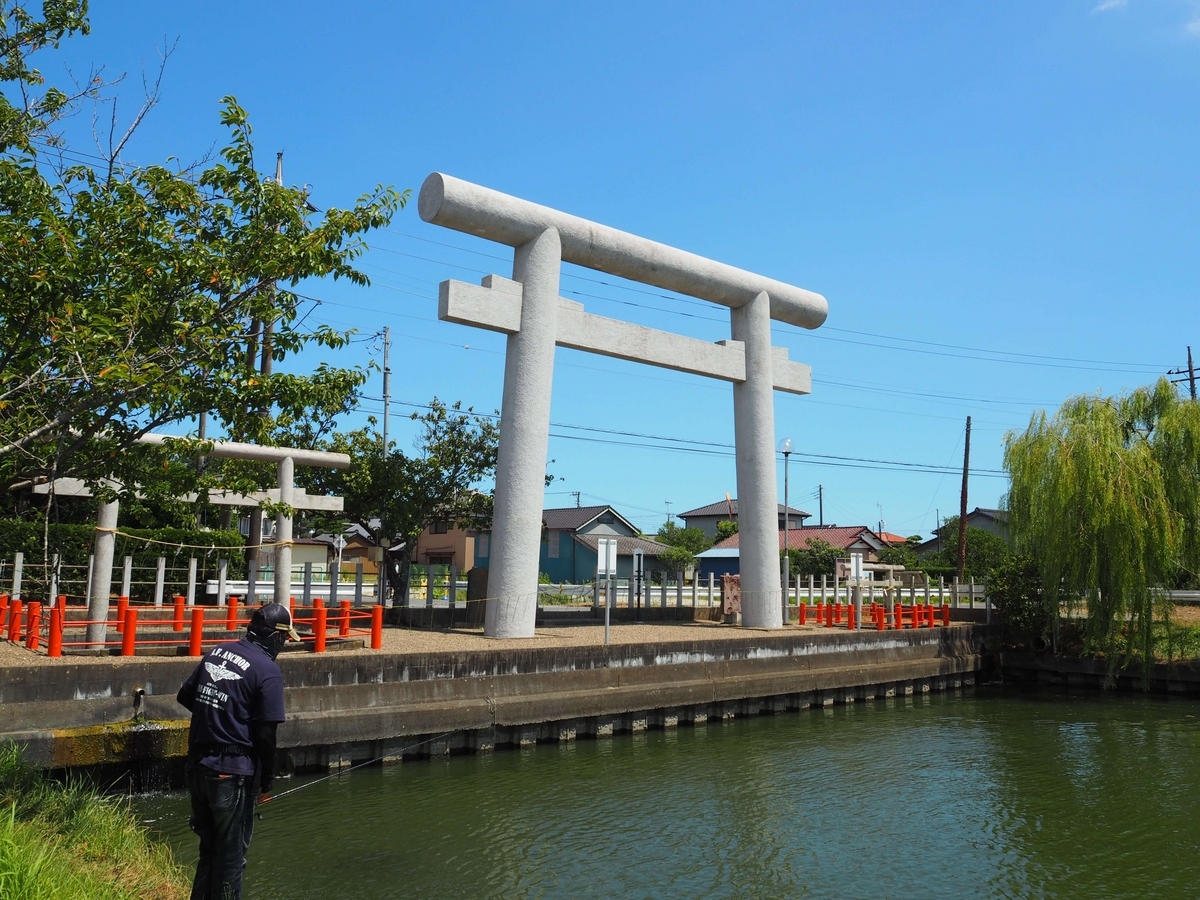 息栖神社の一の鳥居