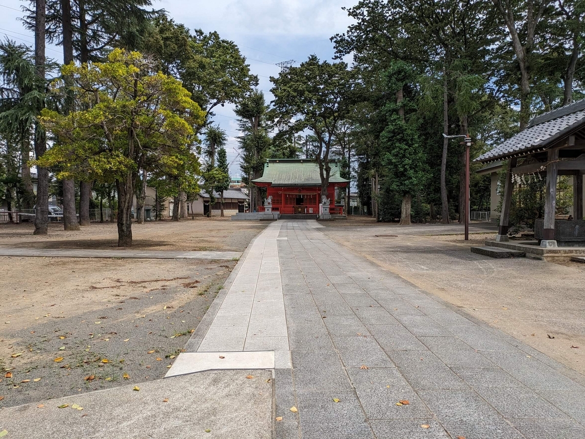 小野神社の参道