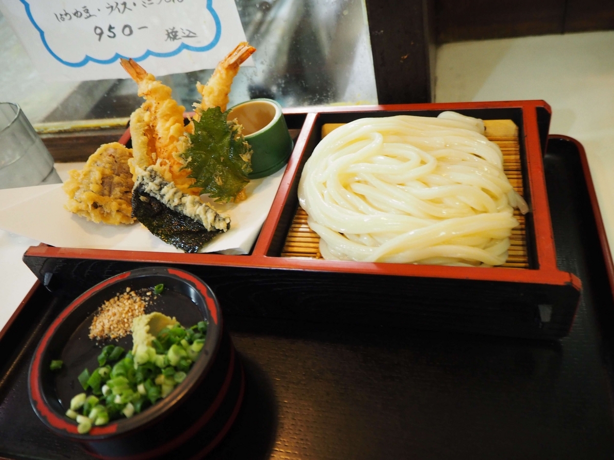 天ざるうどん